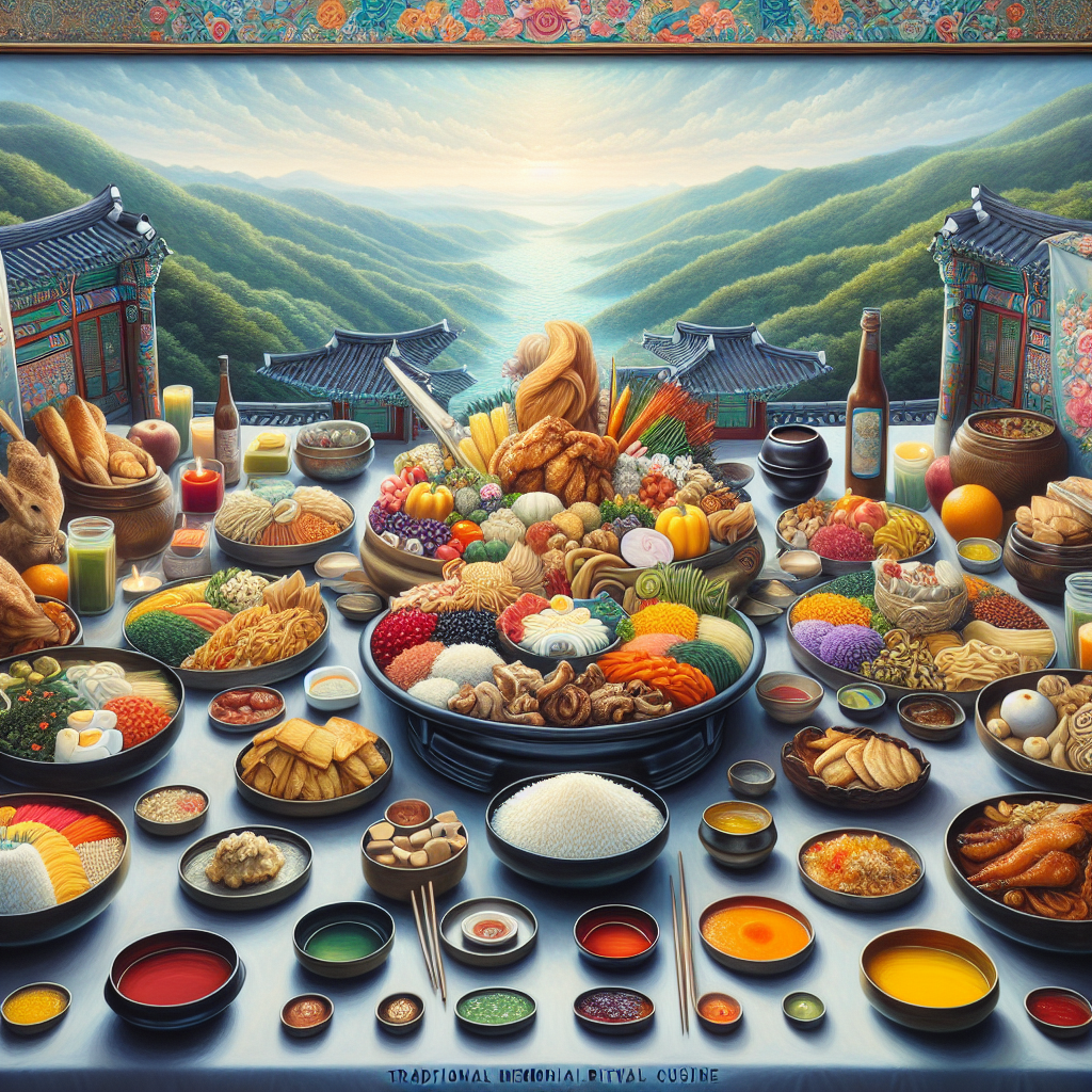 Can You Explain The Cultural Significance Of Traditional Korean Memorial Ritual Cuisine?