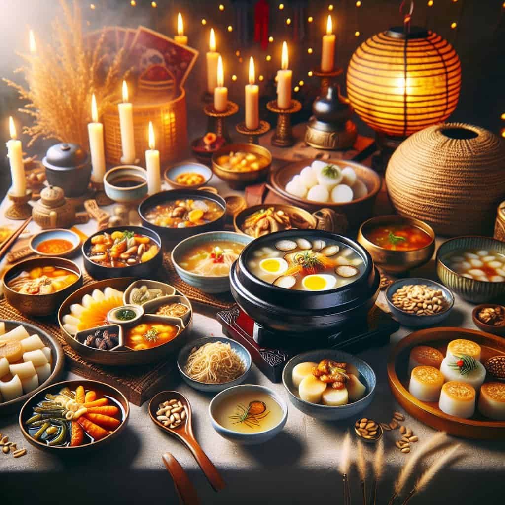 Can You Recommend Traditional Korean Dishes That Are Enjoyed During The Dongji Festival?