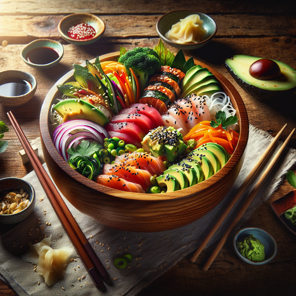 Can You Recommend Trending Recipes For Korean-inspired Sushi Bowls Or Poke Bowls?