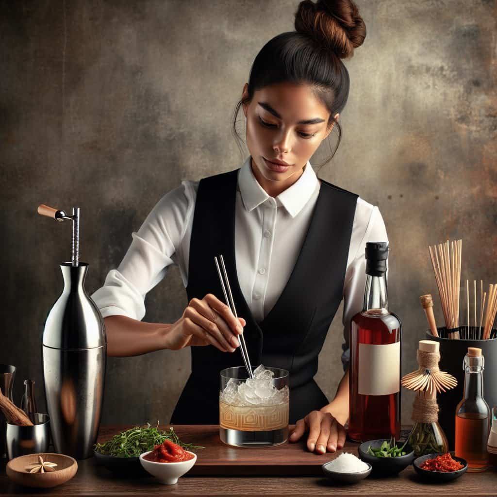 Can You Share Avant-garde Techniques For Incorporating Korean Ingredients Into Cocktails?