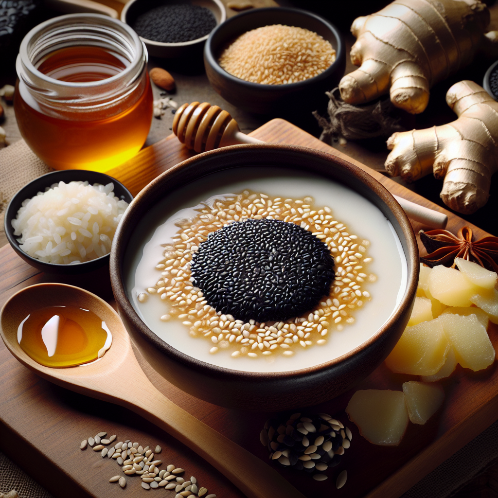 Can You Share Tips For Making Traditional Korean Black Sesame Soup (heukimja Juk)?