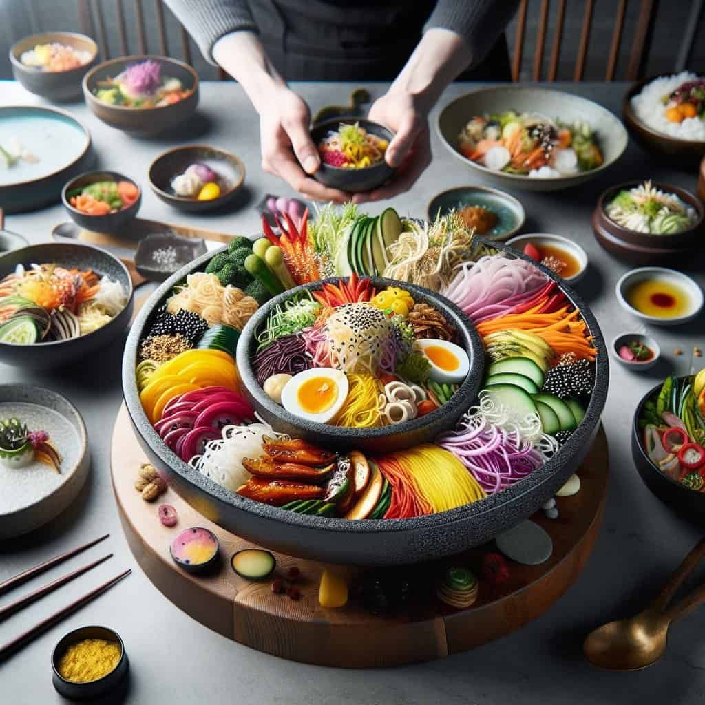 How Are Chefs Experimenting With Unique Plating Shapes And Designs In Korean Cuisine?