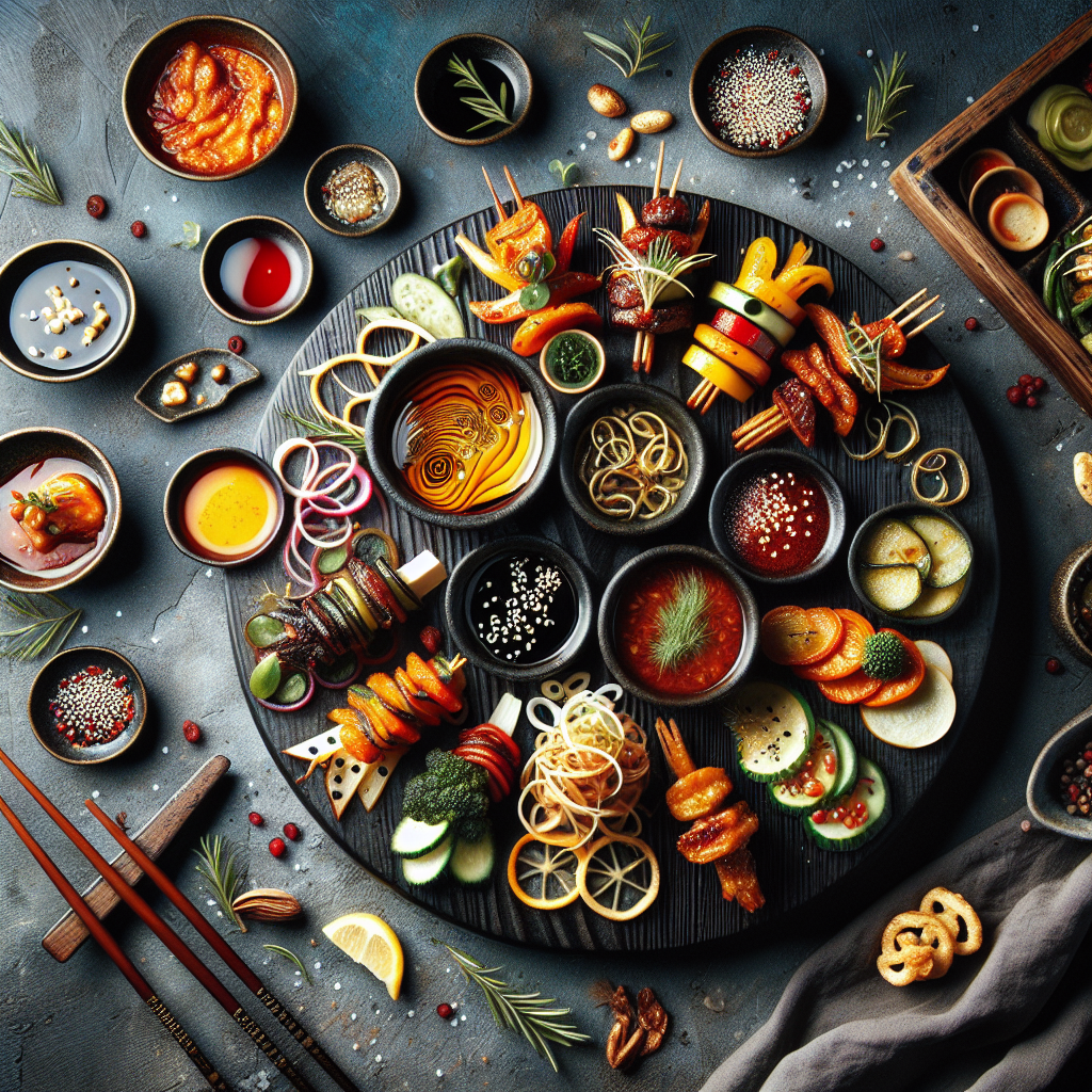 How Do You Experiment With Presentation Styles For Korean-inspired Tapas?