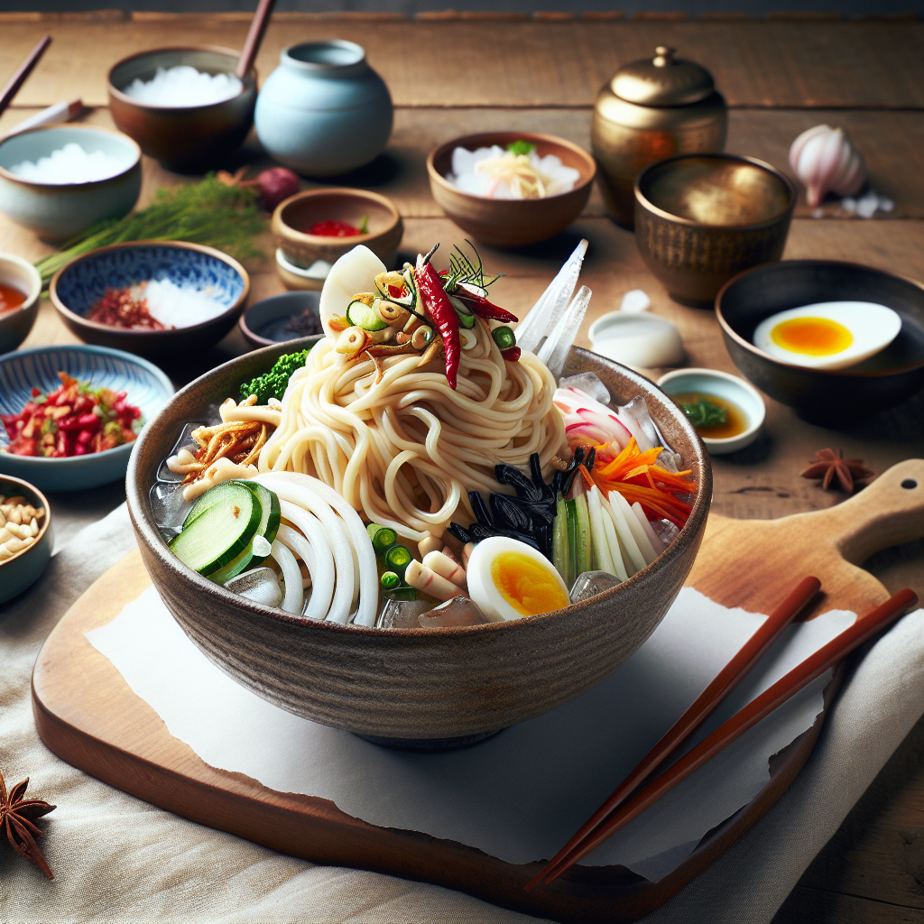 How Do You Properly Prepare And Enjoy Traditional Korean Cold Noodles (naengmyeon)?