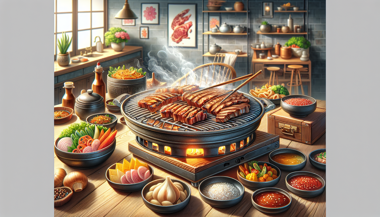 How Do You Properly Prepare And Serve Korean Barbecue At Home?