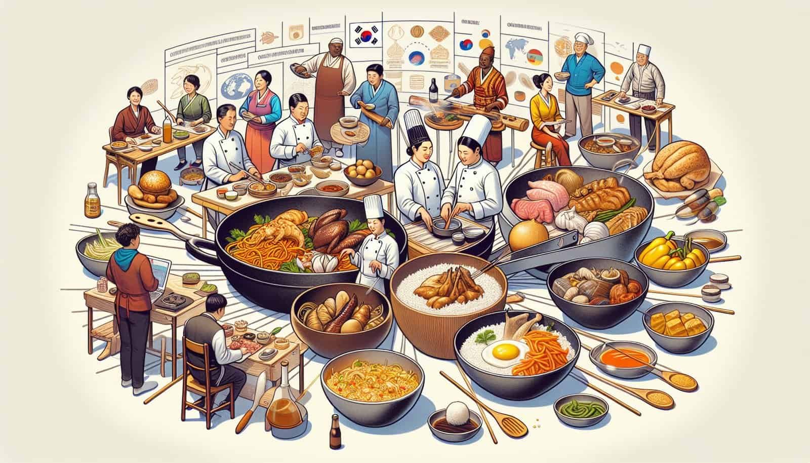 How Has Globalization Influenced Modern Korean Cooking?