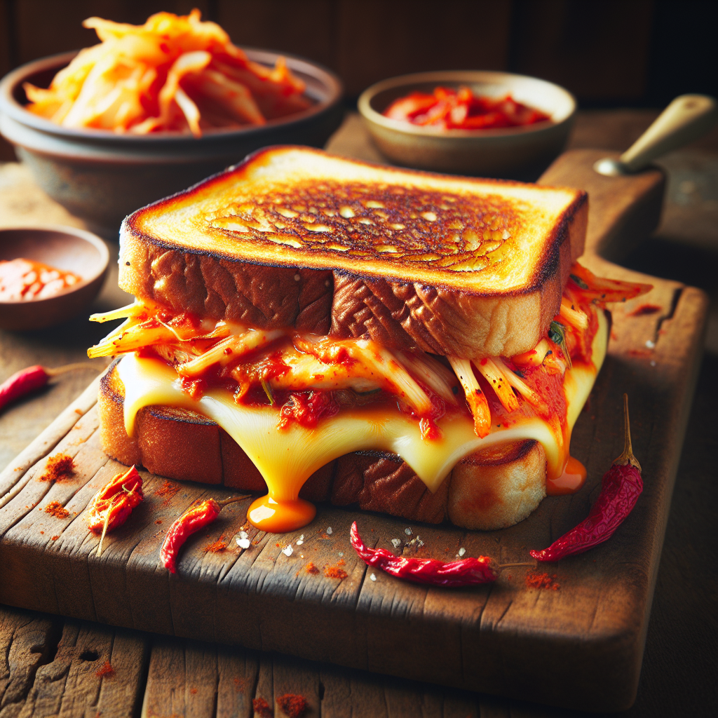 What Are Some Creative Ideas For Using Korean Ingredients In Grilled Cheese Sandwiches?