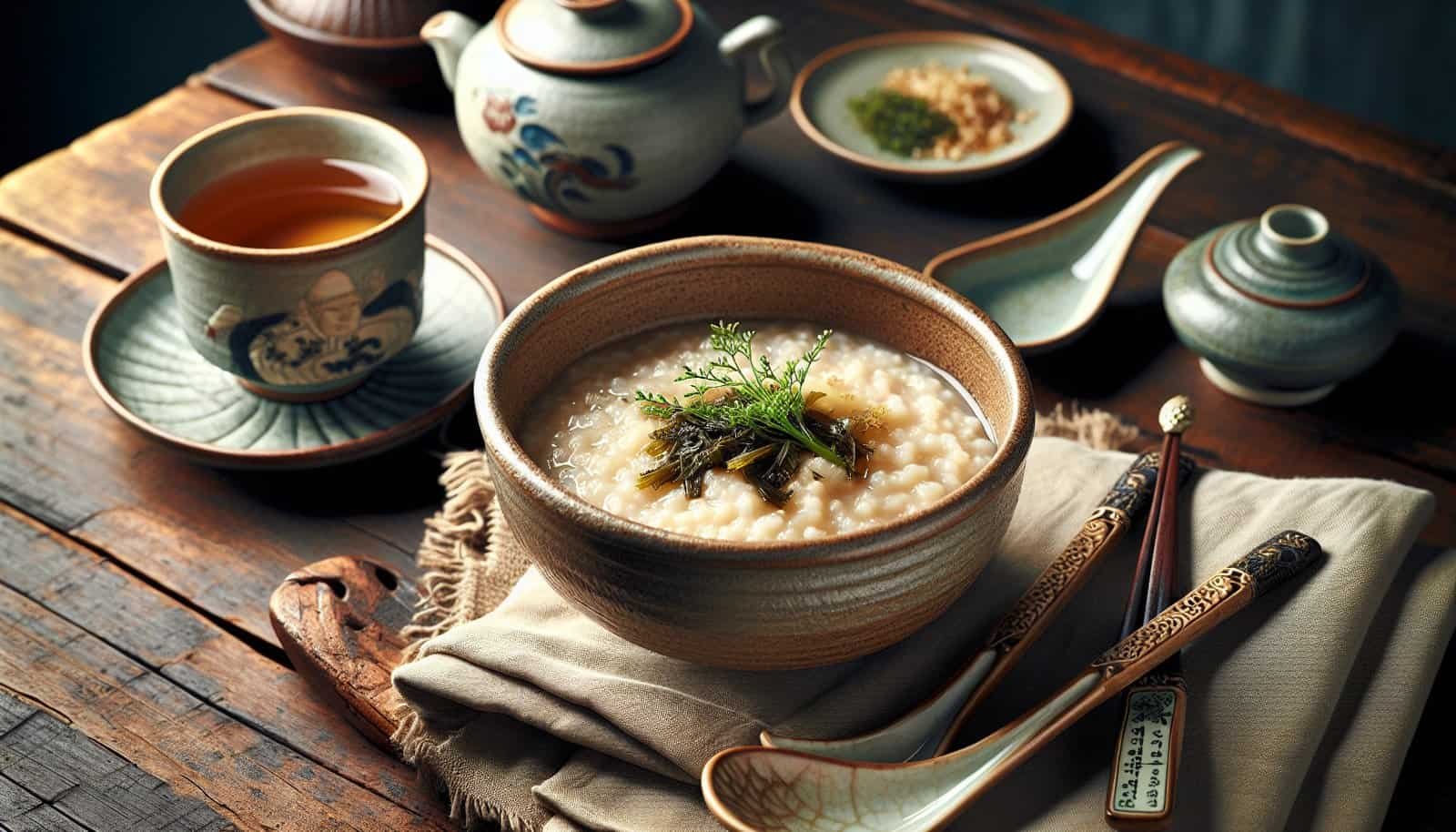 How Is Traditional Korean Porridge (juk) Prepared And Enjoyed?