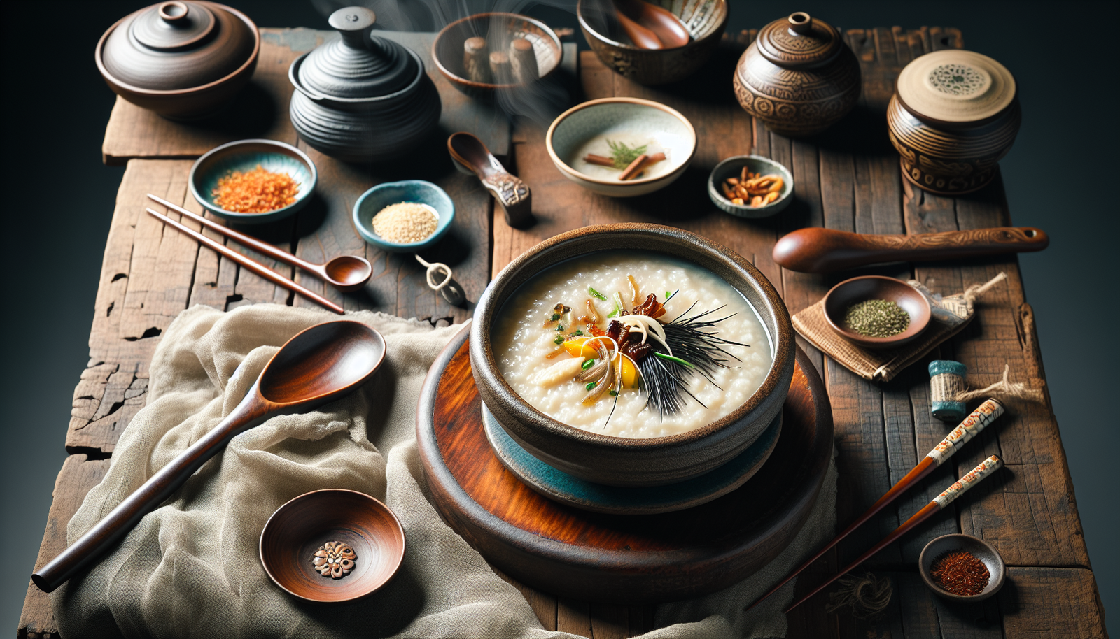How Is Traditional Korean Porridge (juk) Prepared And Enjoyed?