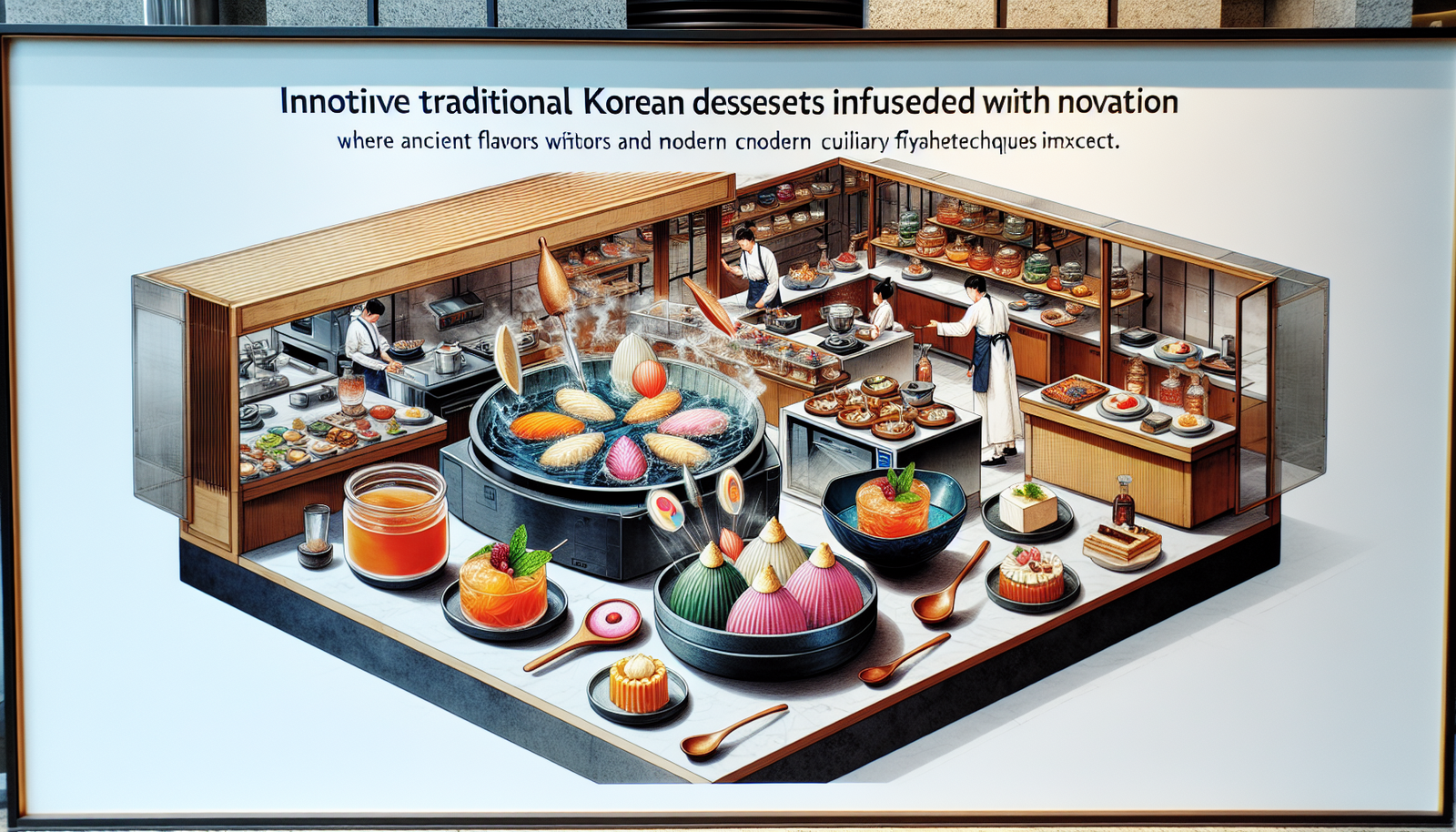 What Are Some Avant-garde Techniques Applied To Traditional Korean Desserts?