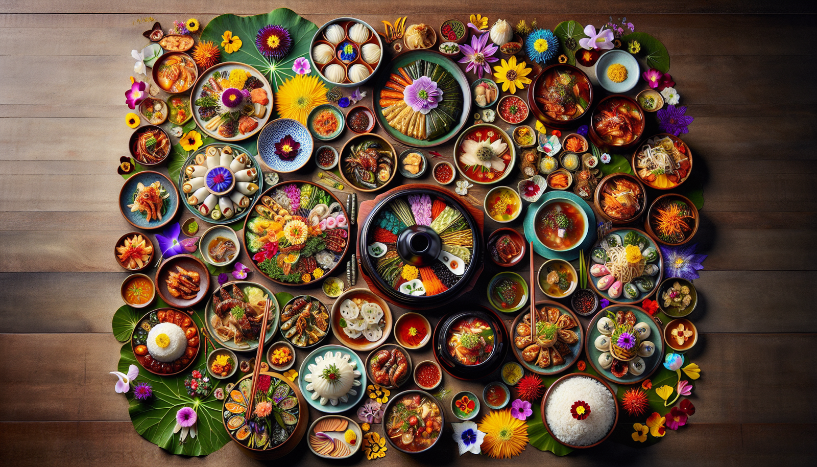 What Are The Latest Trends In Incorporating Edible Flowers Into Korean Dishes?