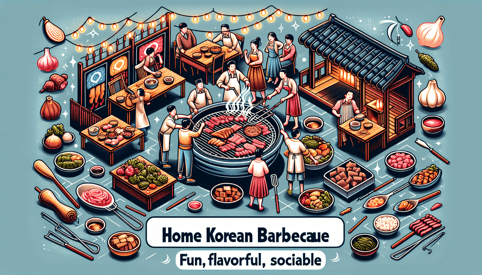 Can You Share Insights Into The Popularity Of Korean Barbecue At Home?