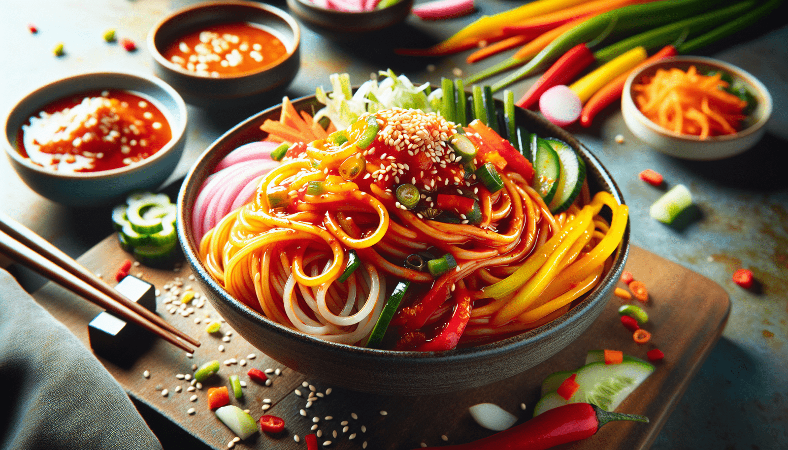 Can You Share Tips For Making The Perfect Bowl Of Traditional Korean Bibim Guksu?