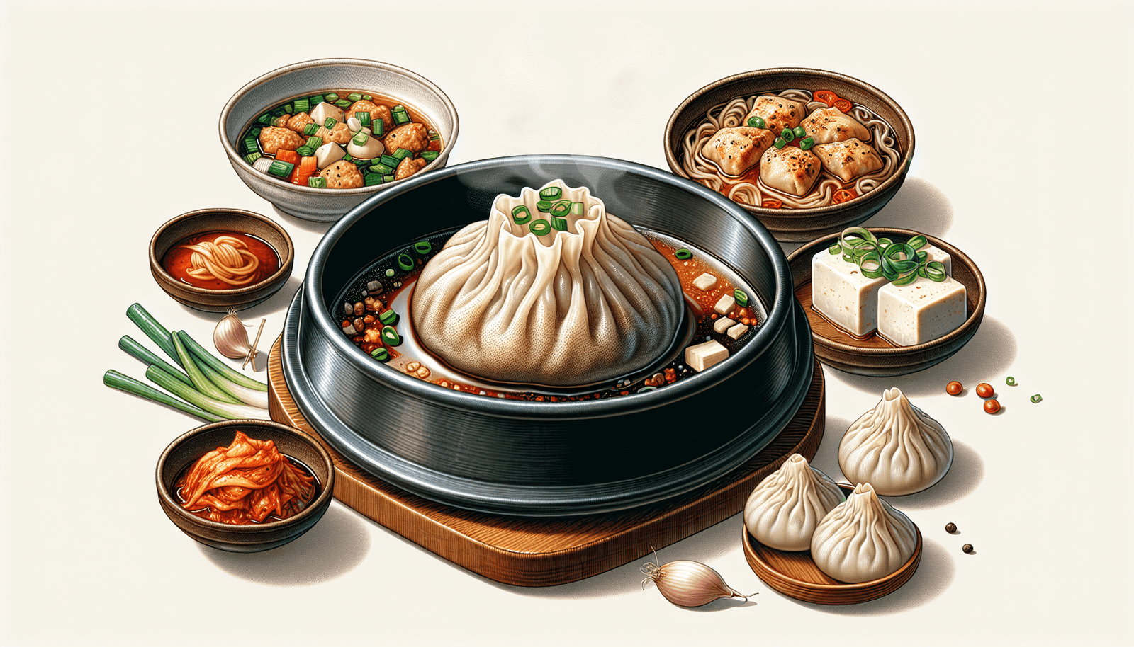 What Are The Key Ingredients In Making Traditional Korean Dumplings (mandu)?