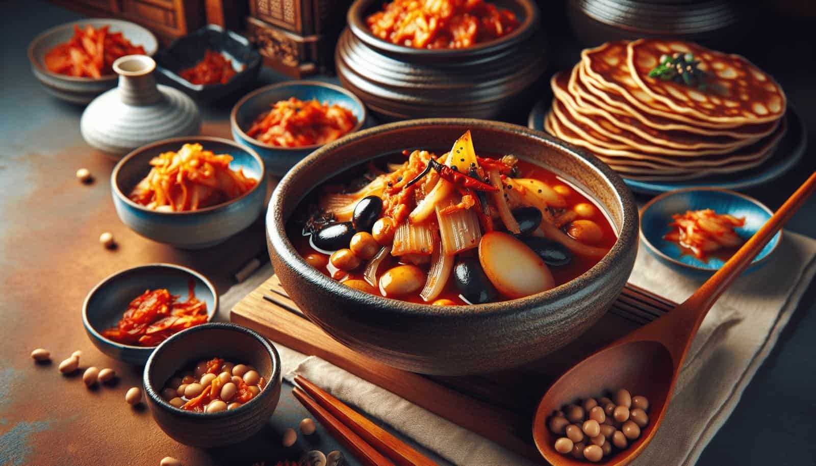 What Are Some Traditional Korean Dishes That Showcase The Use Of Doenjang (fermented Soybean Paste)?