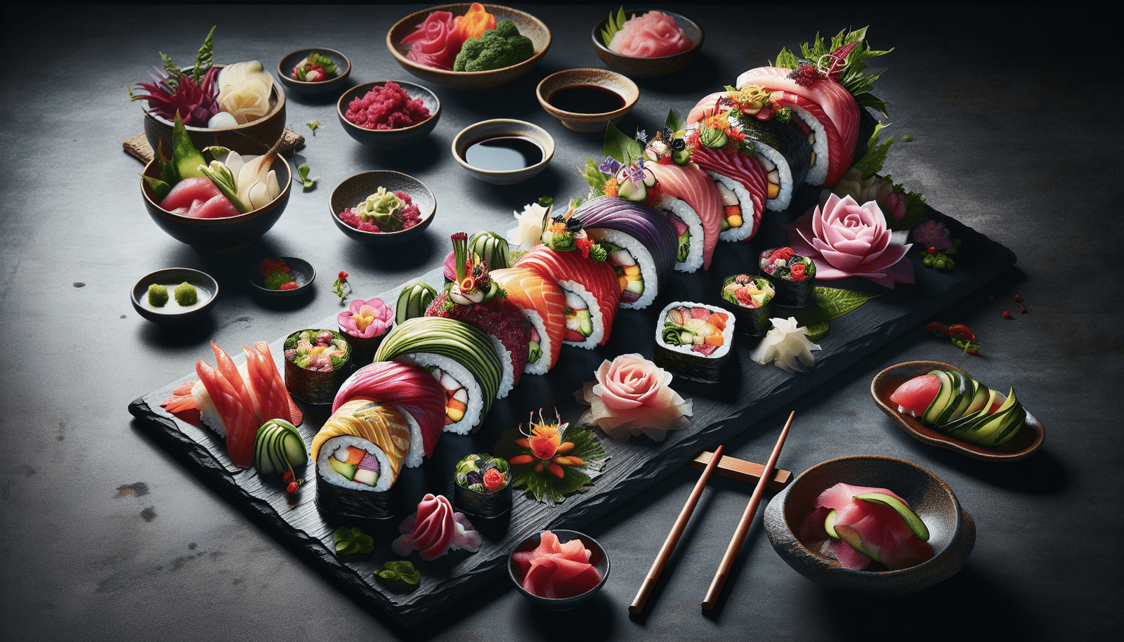 How Do You Create Visually Appealing And Flavorful Korean-inspired Sushi Rolls?