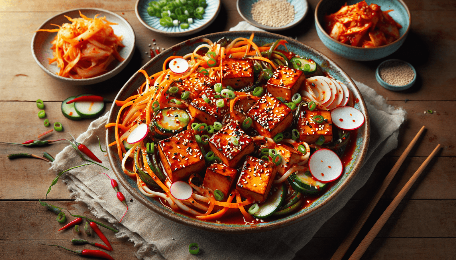 How Do You Incorporate Korean Flavors Into Modern Plant-based Protein Dishes?