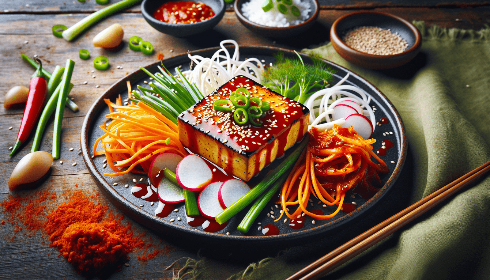 How Do You Incorporate Korean Flavors Into Modern Plant-based Protein Dishes?