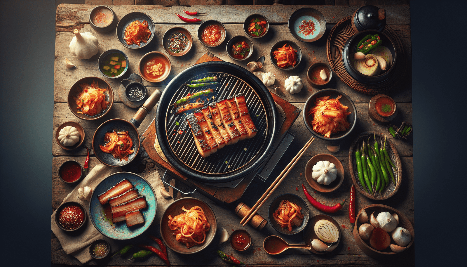 How Do You Properly Prepare And Serve Traditional Korean Grilled Pork Belly (samgyeopsal)?