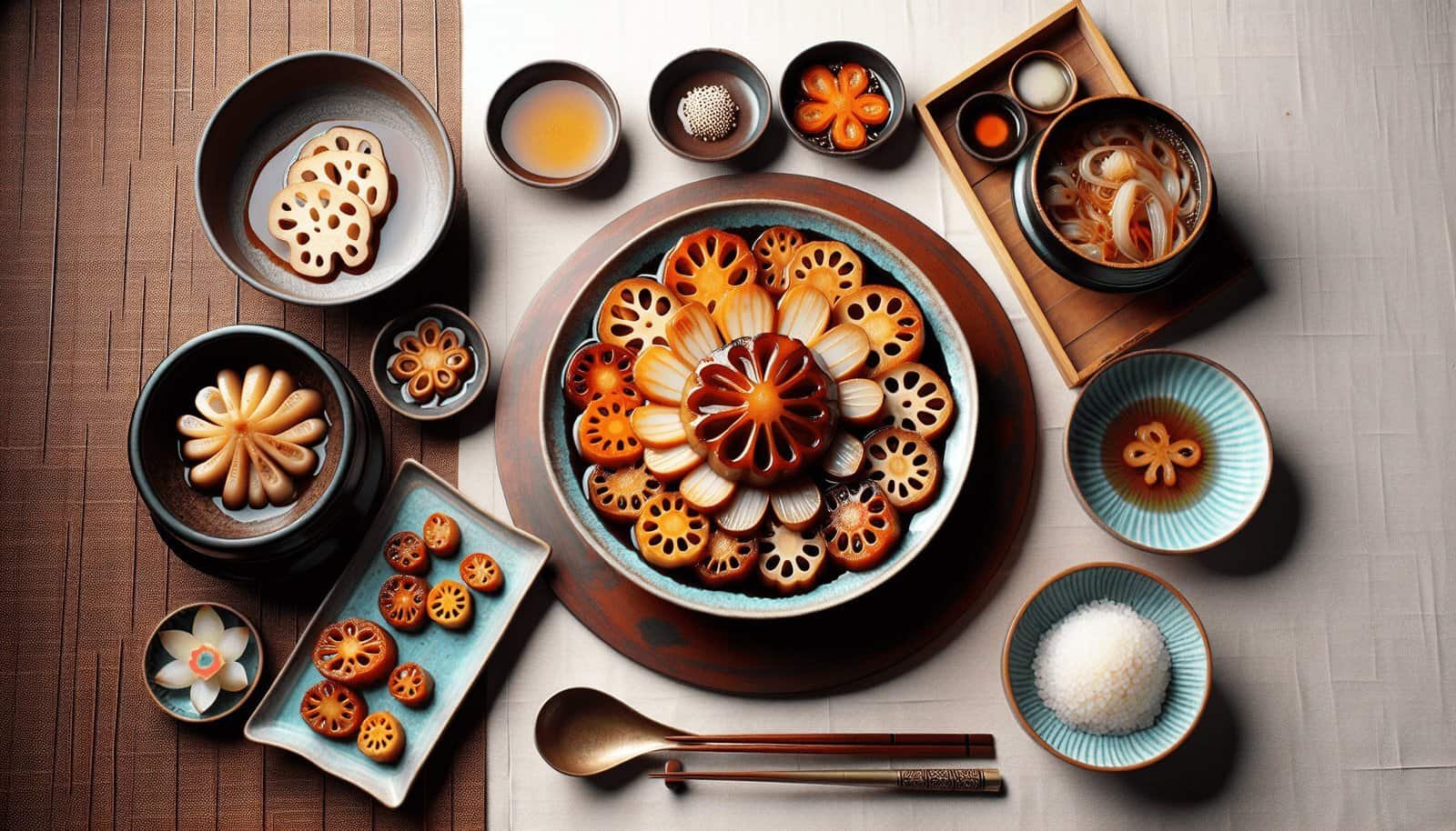 What Are Some Traditional Korean Dishes That Feature The Use Of Lotus Root?