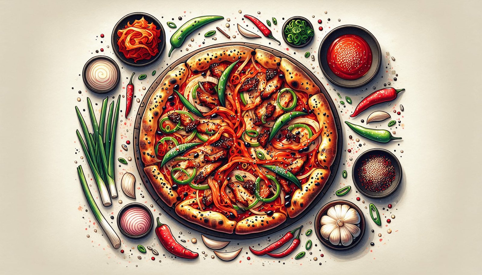 Can You Recommend Trending Recipes For Korean-inspired Pizza Or Flatbreads? Can You Recommend Trending Recipes For Korean-inspired Pizza Or Flatbreads?