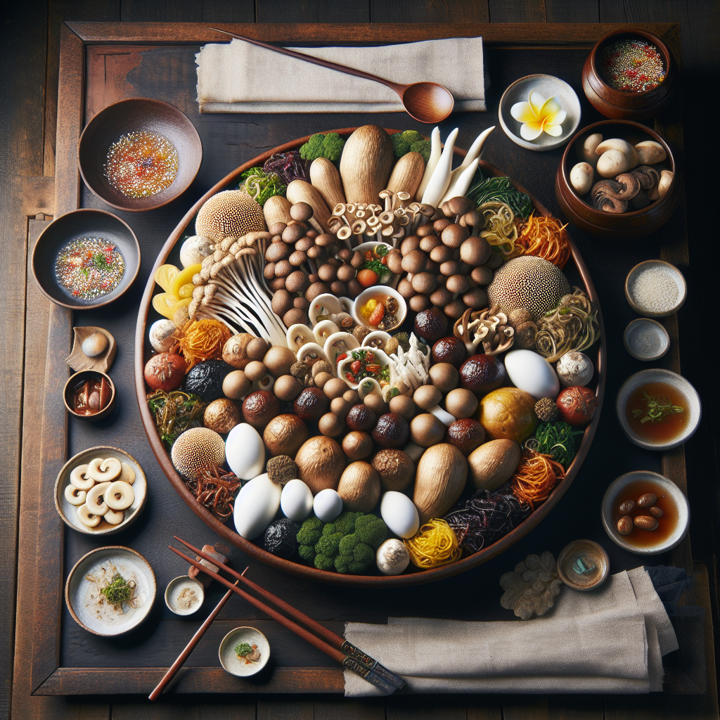 Can You Recommend Traditional Korean Dishes That Showcase The Use Of Pine Mushrooms (songi)?