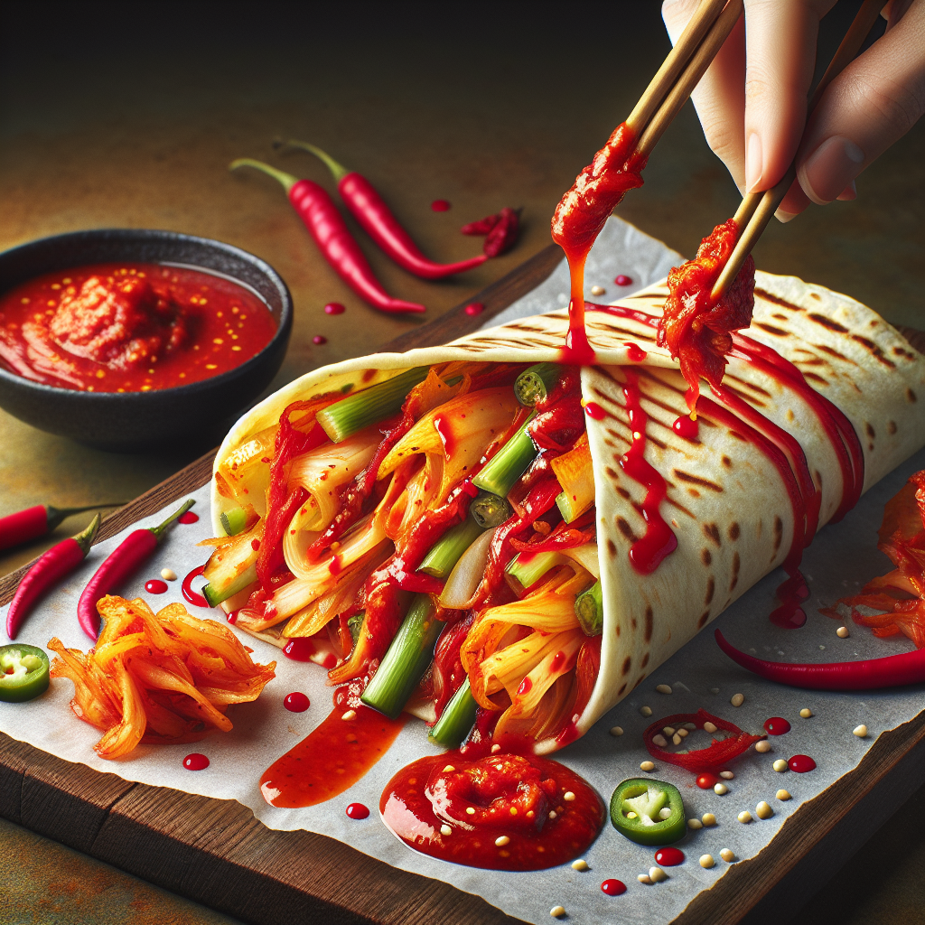 How Are Chefs Incorporating Korean Flavors Into Non-traditional Wraps Or Burritos?