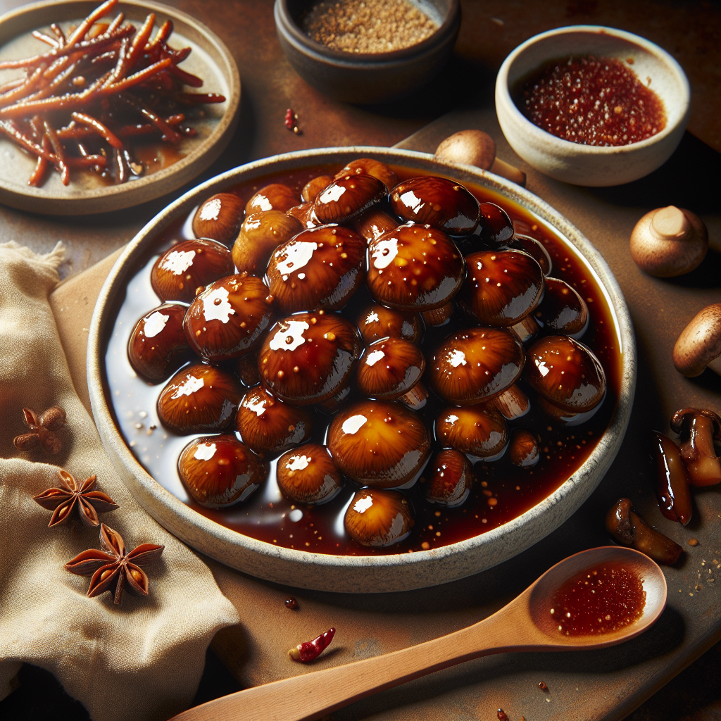 How Do You Properly Prepare And Serve Traditional Korean Marinated Mushrooms (beosut Jeorim)?