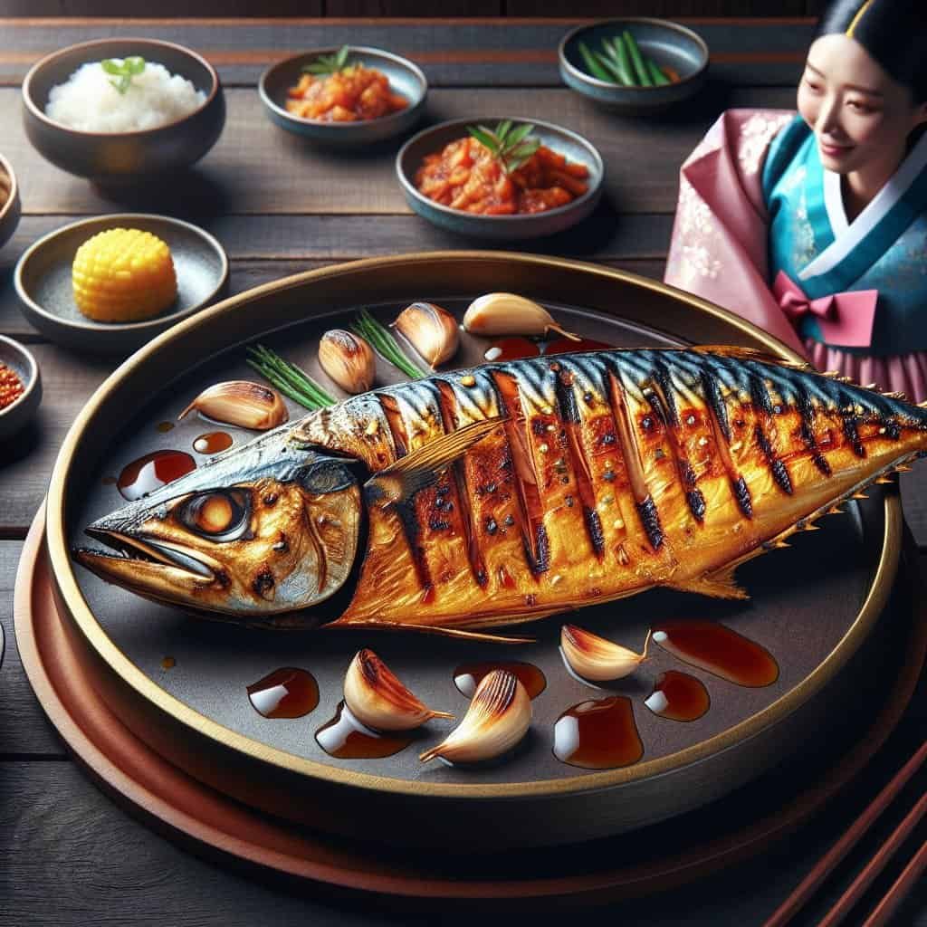 How Is Traditional Korean Grilled Mackerel (godeungeo Gui) Prepared And Enjoyed?