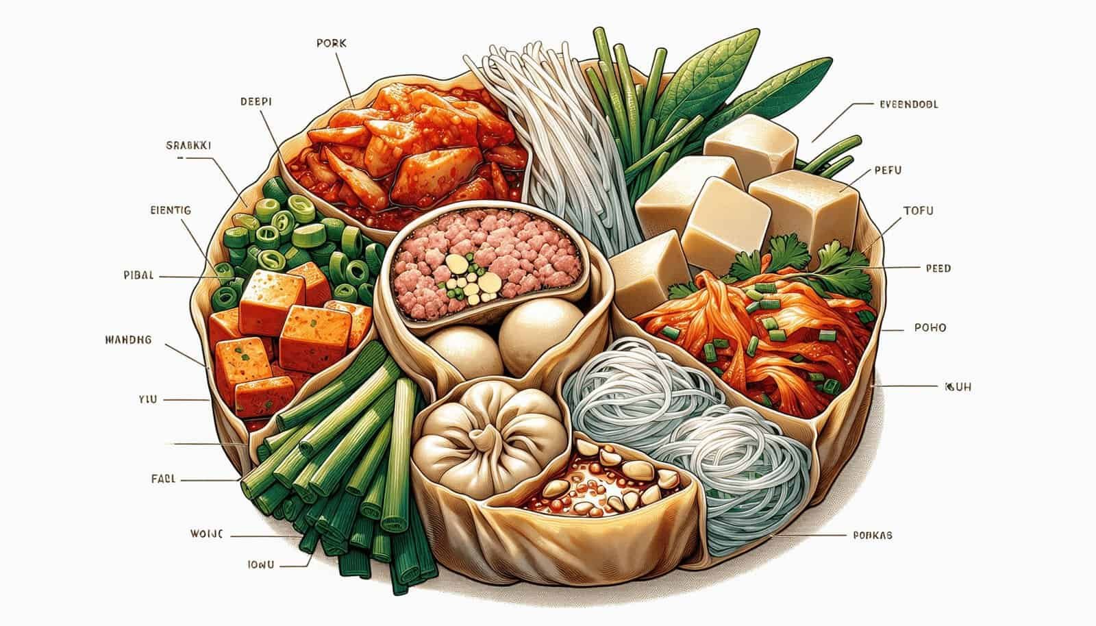 What Are The Key Ingredients In Making Traditional Korean Dumplings (mandu)?