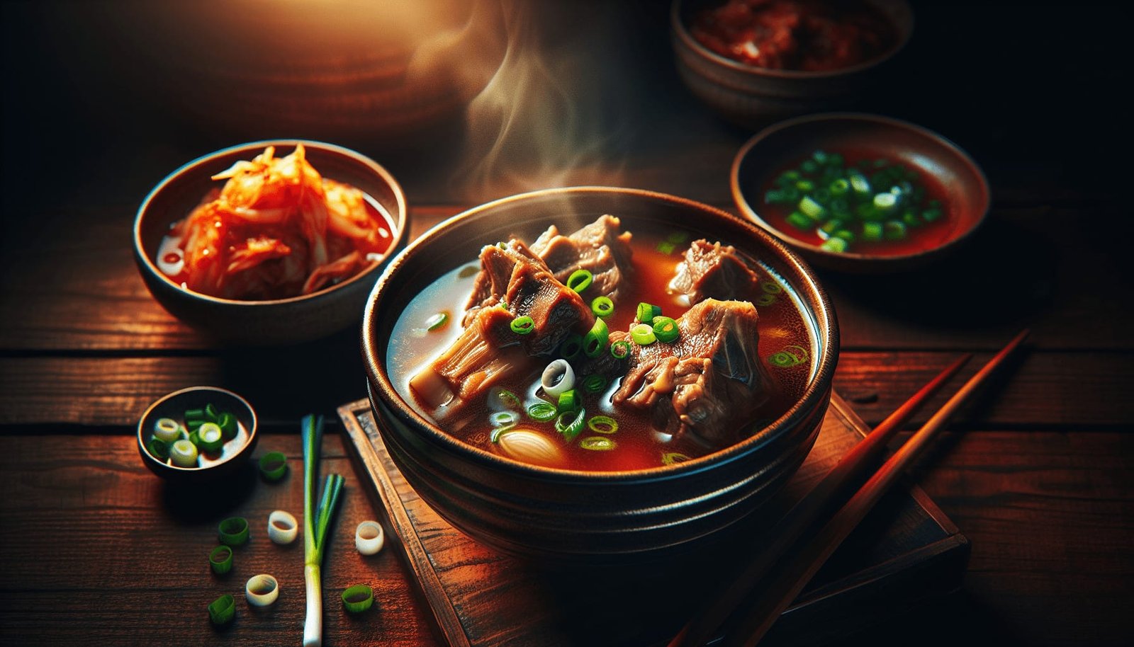 How Do You Properly Prepare And Serve Traditional Korean Oxtail Soup (kkori Gomtang)?