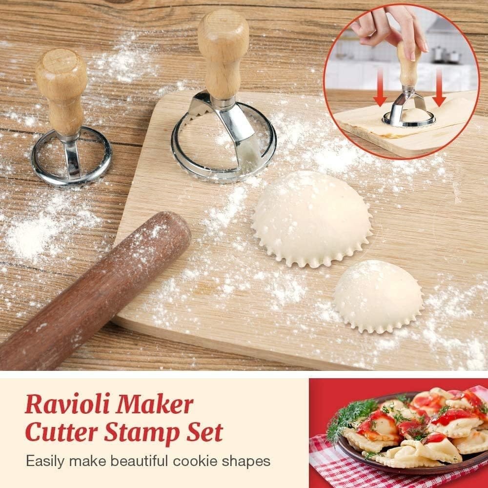 [13 Pieces Upgraded] Ravioli Maker Cutter Stamp Set Review