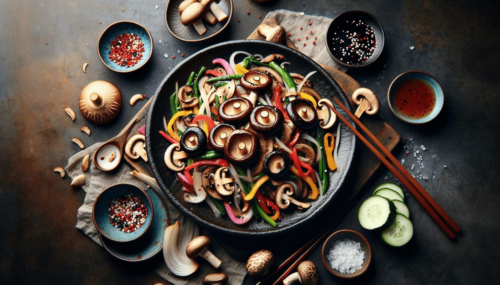 Can You Recommend Traditional Korean Dishes That Showcase The Use Of Shiitake Mushrooms?