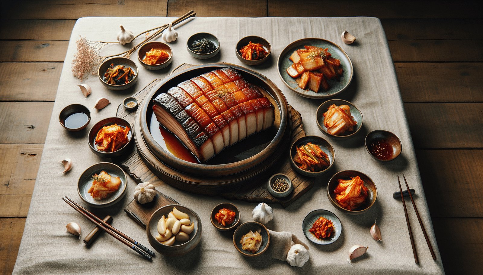 How Do You Properly Prepare And Serve Traditional Korean Steamed Pork Belly (bossam)?