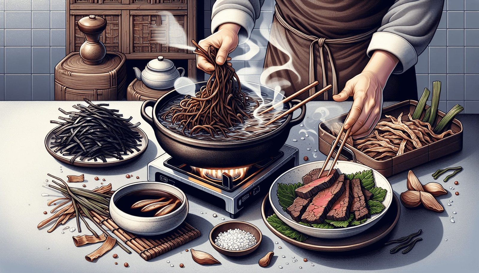 How Is Traditional Korean Seaweed Soup (miyeokguk) Prepared And Served?